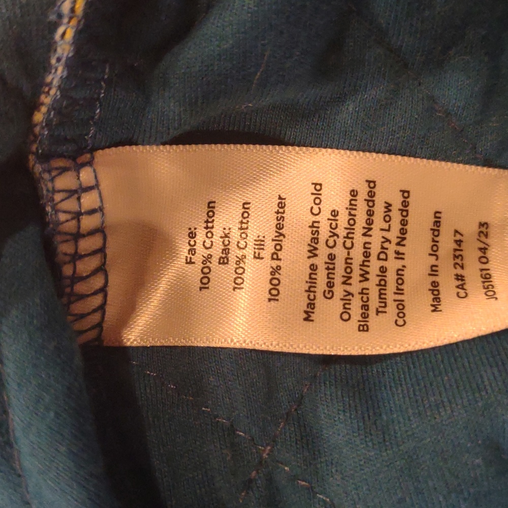 Talbots Women's Medium Woodland Ditzy Quilted Sweatshirt - Picture 6 of 7